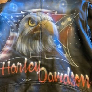 Vintage 1992 leather motorcycle jacket